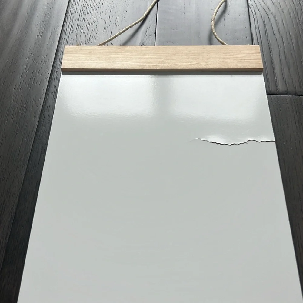 NWT reversible chalk and dry erase message board